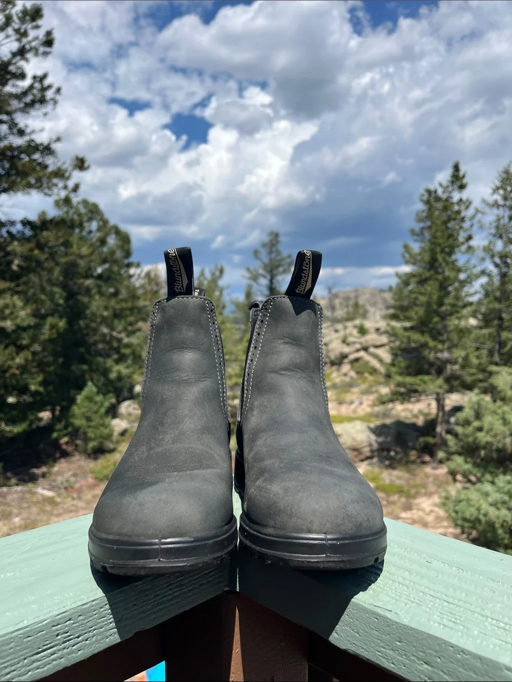 Blundstone Women's Originals #1630 High Top Boots in Rustic Black AU4 USW7